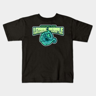 Lizard People Conspiracy Kids T-Shirt